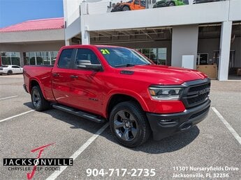 2021 Flame Red Clearcoat Ram 1500 Big Horn RWD Automatic HEMI 5.7L V8 Multi Displacement VVT Engine