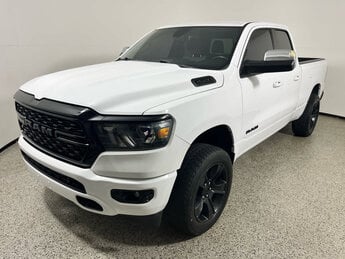 2022 Bright White Clearcoat Ram 1500 Big Horn Truck RWD Automatic G 5.7L 8 Cylinder Engine5.7 4 Door