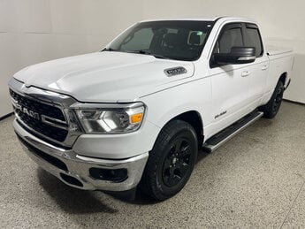 2022 Bright White Clearcoat Ram 1500 Big Horn Automatic 4 Door G 5.7L 8 Cylinder Engine5.7 RWD Truck