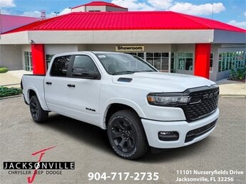 2025 Bright White Clearcoat Ram 1500 Big Horn Automatic RWD 3.6L V6 24V VVT Engine 4 Door