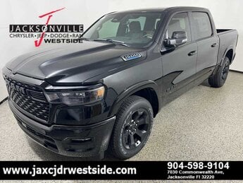 2025 Diamond Black Crystal Pearlcoat Ram 1500 Big Horn RWD Truck 4 Door Automatic 3.6L V6 Cylinder Engine
