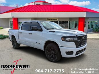 2025 Bright White Clearcoat Ram 1500 Big Horn 4 Door RWD Truck Automatic 3.6L V6 24V VVT Engine