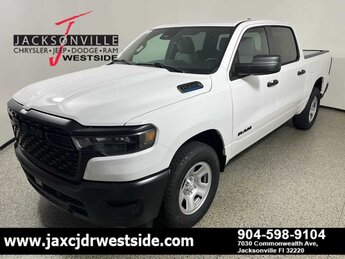 2025 Bright White Clearcoat Ram 1500 Tradesman RWD 4 Door G 3.6L V6 Cylinder Engine3.6 Truck Automatic