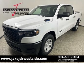 2025 Bright White Clearcoat Ram 1500 Tradesman RWD Truck 4 Door G 3.6L V6 Cylinder Engine3.6 Automatic