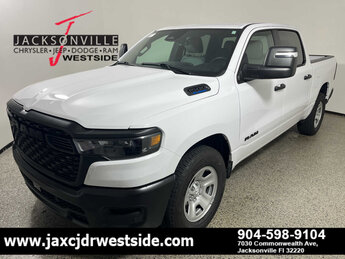 2025 Bright White Clearcoat Ram 1500 Tradesman RWD G 3.6L V6 Cylinder Engine3.6 Truck