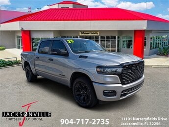 2025 Billet Silver Metallic Clearcoat Ram 1500 Big Horn 4X4 Truck 3.6L V6 24V VVT Engine 4 Door