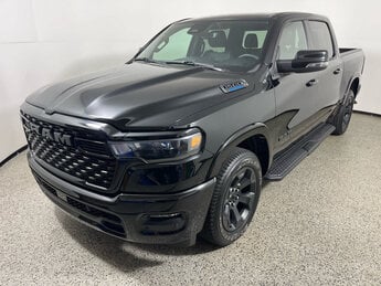 2025 Diamond Black Crystal Pearlcoat Ram 1500 Big Horn 4 Door Truck Automatic