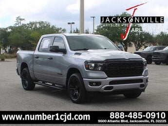 2023 Billet Silver Metallic Clearcoat Ram 1500 Big Horn G 3.6L V6 Cylinder Engine3.6 4X4 Automatic