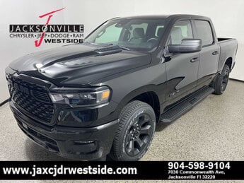 2025 Diamond Black Crystal Pearlcoat Ram 1500 Tradesman Automatic 4X4 Truck G 3.6L V6 Cylinder Engine3.6