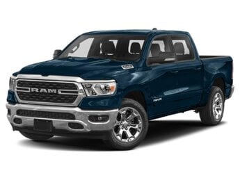 2022 Patriot Blue Pearlcoat Ram 1500 Big Horn 4 Door Automatic G 3.6L V6 Cylinder Engine3.6 Truck