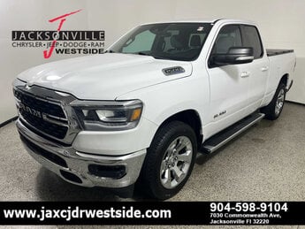 2022 Bright White Clearcoat Ram 1500 Big Horn G 5.7L 8 Cylinder Engine5.7 4 Door Automatic Truck 4X4