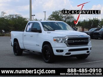2022 Bright White Clearcoat Ram 1500 Big Horn 4 Door Truck G 5.7L 8 Cylinder Engine5.7