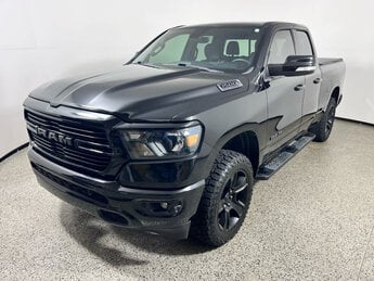 2021 Diamond Black Crystal Pearlcoat Ram 1500 Big Horn 4 Door G 5.7L 8 Cylinder Engine5.7 Truck