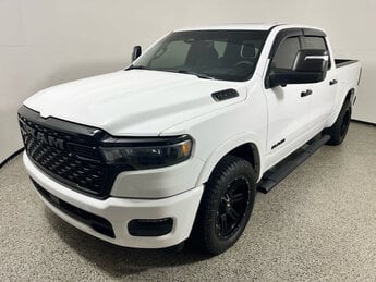 2025 Bright White Clearcoat Ram 1500 Big Horn Truck 4 Door Automatic 4X4 G 3.0L Straight 6 Cylinder Engine3.0
