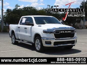2025 Bright White Clearcoat Ram 1500 Big Horn 4X4 4 Door Truck Automatic