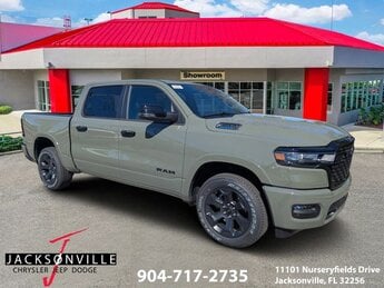 2026 Serrano Green Metallic Ram 1500 Big Horn/Lone Star HEMI 5.7L V8 Multi Displacement VVT eTorque Engine 4X4 Truck