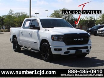 2021 Bright White Clearcoat Ram 1500 Big Horn G 5.7L 8 Cylinder Engine5.7 4 Door 4X4