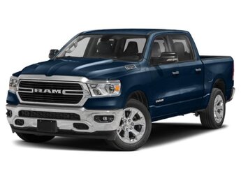 2021 Patriot Blue Pearlcoat Ram 1500 Big Horn Truck 4X4 HEMI 5.7L V8 Multi Displacement VVT Engine 4 Door Automatic