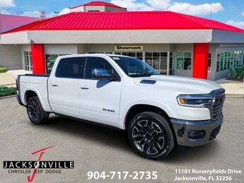 2026 Ivory White Tri-Coat Pearlcoat Ram 1500 Longhorn Automatic 4X4 3.0L I6 Engine