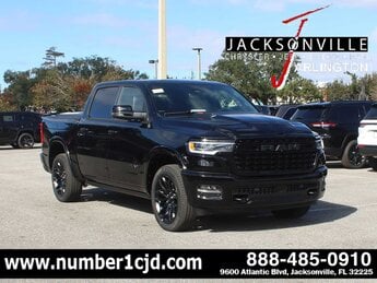 2026 Diamond Black Crystal Pearlcoat Ram 1500 Limited G 3.0L Straight 6 Cylinder Engine3.0 4 Door Truck