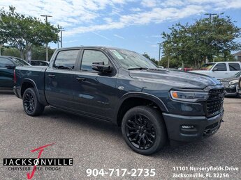 2026 Forged Blue Metallic Ram 1500 Limited HEMI 5.7L V8 Multi Displacement VVT eTorque Engine Truck 4X4