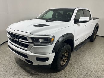 2022 Bright White Clearcoat Ram 1500 Laramie Truck 4 Door D 3.0L V6 Cylinder Engine3.0