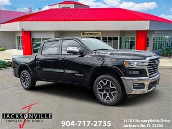 2025 Diamond Black Crystal Pearlcoat Ram 1500 Laramie Truck 3.0L I6 Engine 4X4