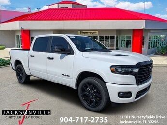 2026 Ivory White Tri-Coat Pearlcoat Ram 1500 Laramie 3.0L I6 Engine Truck 4X4 4 Door