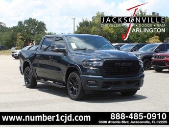 2025 Forged Blue Metallic Ram 1500 Laramie 4 Door Automatic G 3.0L Straight 6 Cylinder Engine3.0