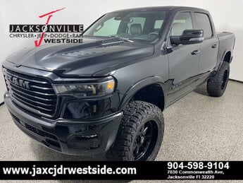 2025 Diamond Black Crystal Pearlcoat Ram 1500 Laramie G 3.0L Straight 6 Cylinder Engine3.0 Automatic 4X4