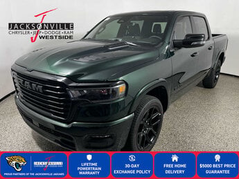 2026 Serrano Green Metallic Ram 1500 Laramie Automatic 4 Door G 3.0L Straight 6 Cylinder Engine3.0