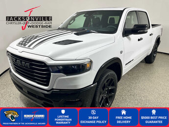 2026 Bright White Clearcoat Ram 1500 Laramie G 5.7L 8 Cylinder Engine5.7 4 Door 4X4