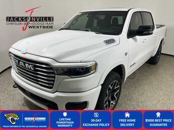 2026 Bright White Clearcoat Ram 1500 Laramie 4X4 G 5.7L 8 Cylinder Engine5.7 4 Door Truck