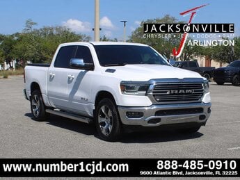 2023 Bright White Clearcoat Ram 1500 Laramie G 5.7L 8 Cylinder Engine5.7 Truck 4 Door