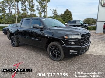 2026 Diamond Black Crystal Pearlcoat Ram 1500 Laramie HEMI 5.7L V8 Multi Displacement VVT eTorque Engine 4 Door Truck