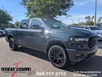 2026 Forged Blue Metallic Ram 1500 Laramie 4 Door Automatic HEMI 5.7L V8 Multi Displacement VVT eTorque Engine
