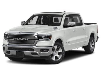 2021 Ivory White Tri-Coat Pearlcoat Ram 1500 Laramie Automatic 4X4 HEMI 5.7L V8 Multi Displacement VVT Engine Truck