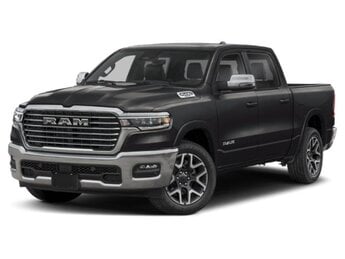 2026 Diamond Black Crystal Pearlcoat Ram 1500 Laramie 4X4 Automatic HEMI 5.7L V8 Multi Displacement VVT eTorque Engine Truck 4 Door