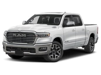 2026 Bright White Clearcoat Ram 1500 Laramie 4 Door 4X4 HEMI 5.7L V8 Multi Displacement VVT eTorque Engine Automatic