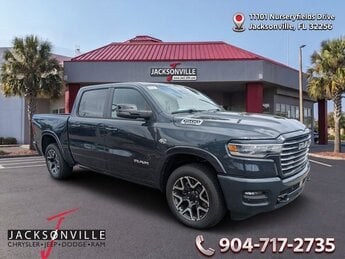 2026 Forged Blue Metallic Ram 1500 Laramie Truck HEMI 5.7L V8 Multi Displacement VVT eTorque Engine Automatic 4 Door