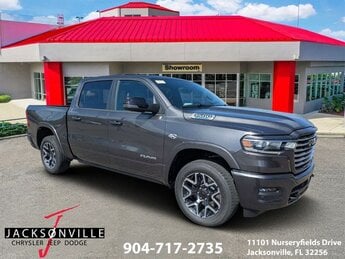 2026 Granite Crystal Metallic Clearcoat Ram 1500 Laramie Truck Automatic HEMI 5.7L V8 Multi Displacement VVT eTorque Engine 4X4