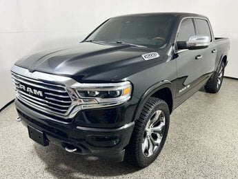 2020 Diamond Black Crystal Pearlcoat Ram 1500 Longhorn 4X4 Automatic Truck