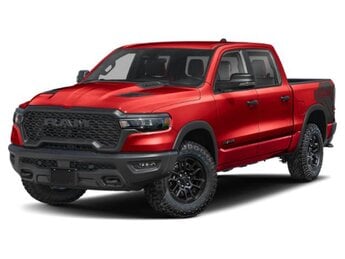 2025 Flame Red Clearcoat Ram 1500 Rebel 4X4 3.0L I6 Engine Automatic