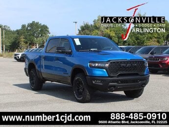 2025 Hydro Blue Pearlcoat Ram 1500 Rebel G 3.0L Straight 6 Cylinder Engine3.0 4X4 Truck Automatic 4 Door
