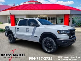 2026 Bright White Clearcoat Ram 1500 Rebel 4 Door 4X4 Truck 3.0L I6 Engine Automatic