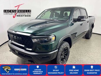 2026 Serrano Green Metallic Ram 1500 Rebel G 3.0L Straight 6 Cylinder Engine3.0 4 Door Truck 4X4 Automatic