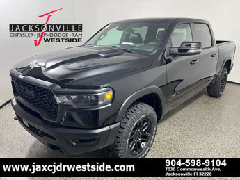 2026 Diamond Black Crystal Pearlcoat Ram 1500 Rebel 4 Door Truck Automatic G 3.0L Straight 6 Cylinder Engine3.0