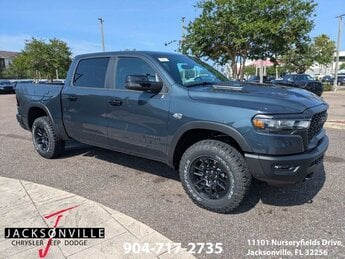 2026 Forged Blue Metallic Ram 1500 Rebel 4 Door 4X4 HEMI 5.7L V8 Multi Displacement VVT eTorque Engine Automatic Truck