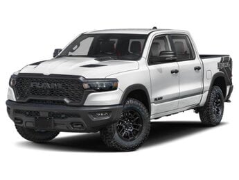 2026 Bright White Clearcoat Ram 1500 Rebel Automatic Truck HEMI 5.7L V8 Multi Displacement VVT eTorque Engine 4 Door