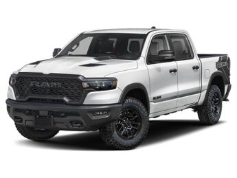 2026 Bright White Clearcoat Ram 1500 Rebel Automatic Truck HEMI 5.7L V8 Multi Displacement VVT eTorque Engine 4 Door